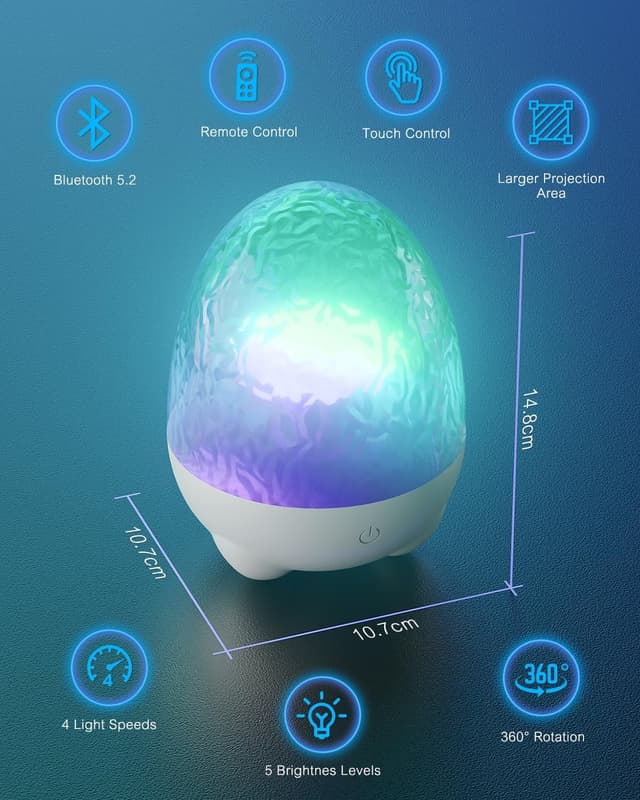 Thumbnail 6 de WeBeqer Proyector de Galaxias 17 efectos