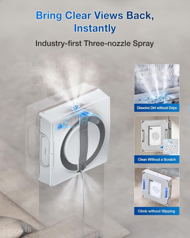 Detalle 2 de ECOVACS WINBOT W2 PRO Omni portable window cleaning robot with Omni station (dual power modes)