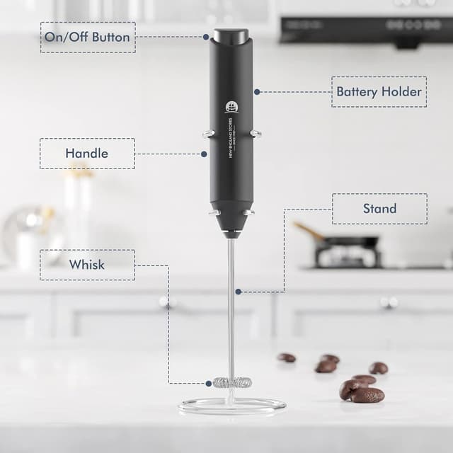 Thumbnail 4 de Powerful Milk Frother handheld foam maker