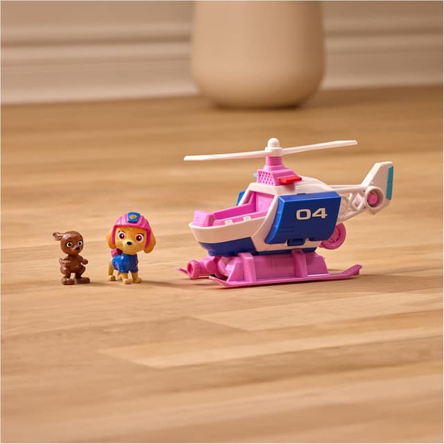 Detalle de Paw Patrol Pat Patrouille – Véhicule figurine Stella “Search & Rescue Mission” (Skye)