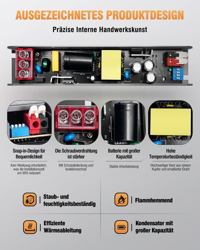 Detalle 2 de YAYZA! LED Trafo 12V 60W für 230V