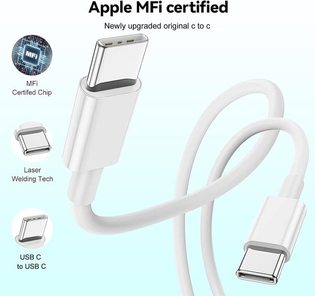 Detalle 2 de 2Pack USB C Charger 20W for iPhone