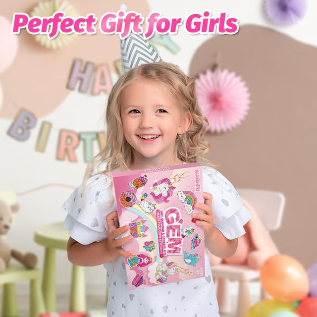 Thumbnail 4 de Maqhpu Girls Diamond Art Kit 14 PCS ๐จ