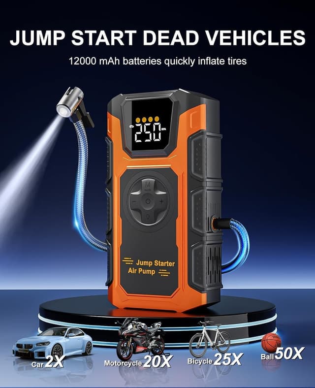 Thumbnail 3 de Jump Starter Power Pack 6000A tyre inflator