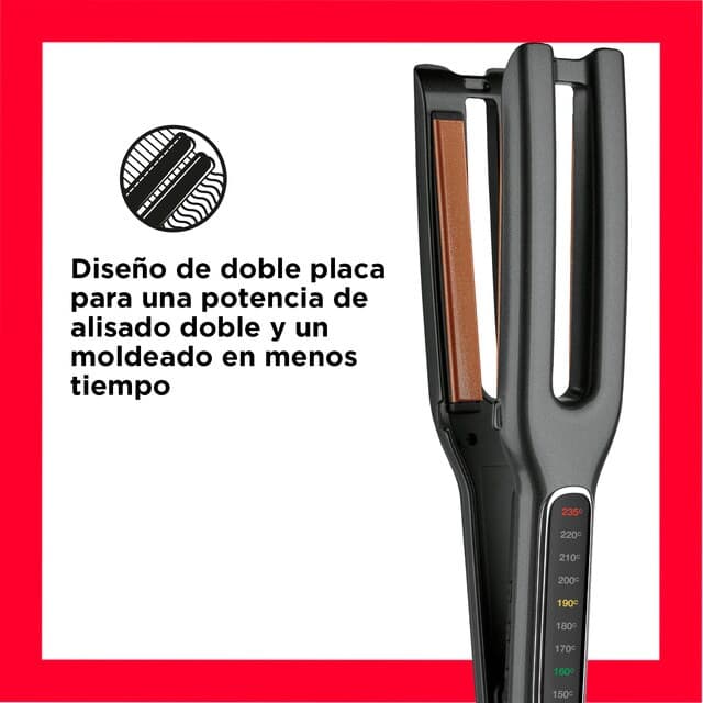 Detalle 2 de Revlon RVST2204 Plancha de pelo doble placa
