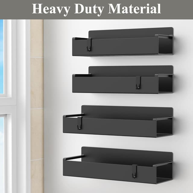 Thumbnail 3 de HuggieGems 4 Pack Magnetic Spice Rack Organizer for Refrigerator 🧂