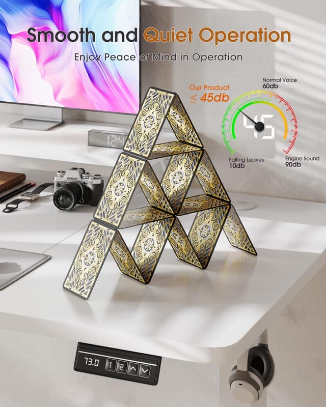 Detalle de TRIUMPHKEY scrivania regolabile 72–117 cm