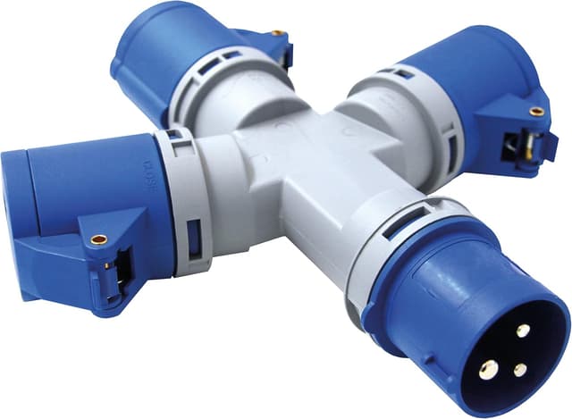 Detalle de Electraline 80800 Adattatore multipresa 3 prese