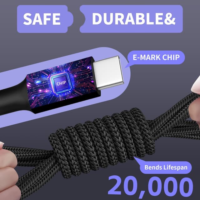 Thumbnail 4 de Anker 4-in-1 Dual Type-C Charging Cable 5ft ๐