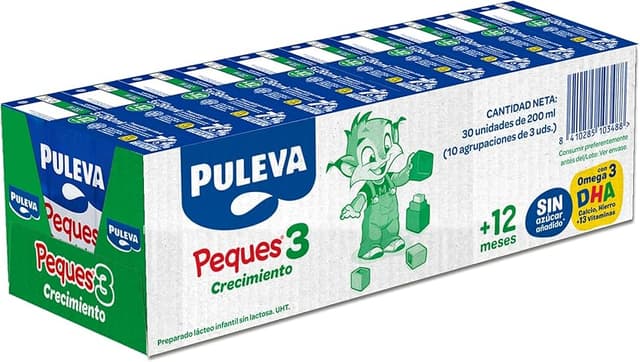 Thumbnail 2 de Puleva Peques 3 Leche de crecimiento +12 meses 10 packs