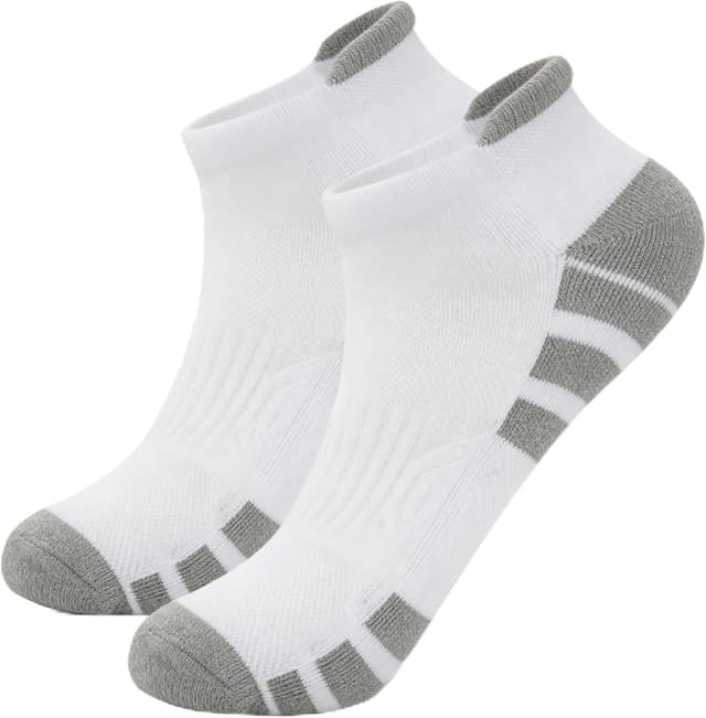 Detalle de Quoboquo Chaussettes de sport respirantes en coton pour homme (chaussettes courtes antidérapantes)