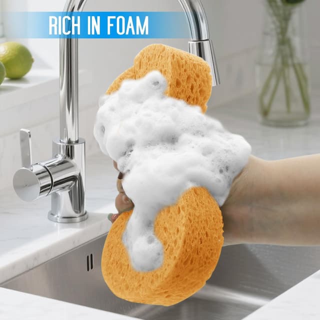 Thumbnail 2 de 3-Pack Large Natural Cellulose Sponges