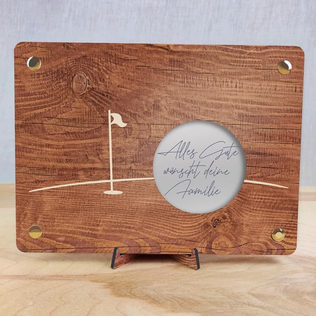 Detalle 2 de Geldgeschenk XL 20×15 cm aus Holz