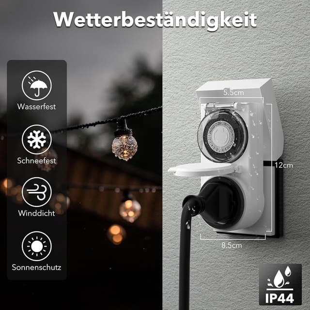 Detalle de HBN Zeitschaltuhr Außen 16 A IP44