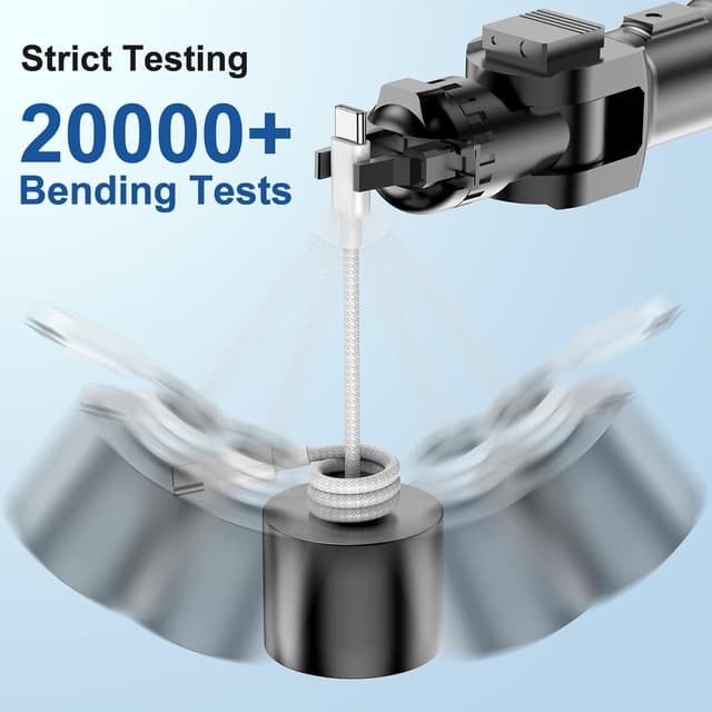 Detalle de USB C to C Fast Charger Cable 10ft