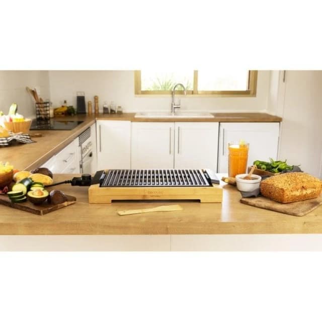 Detalle 2 de cecotec Tasty&Grill 2000 Bamboo LineStone 2000W
