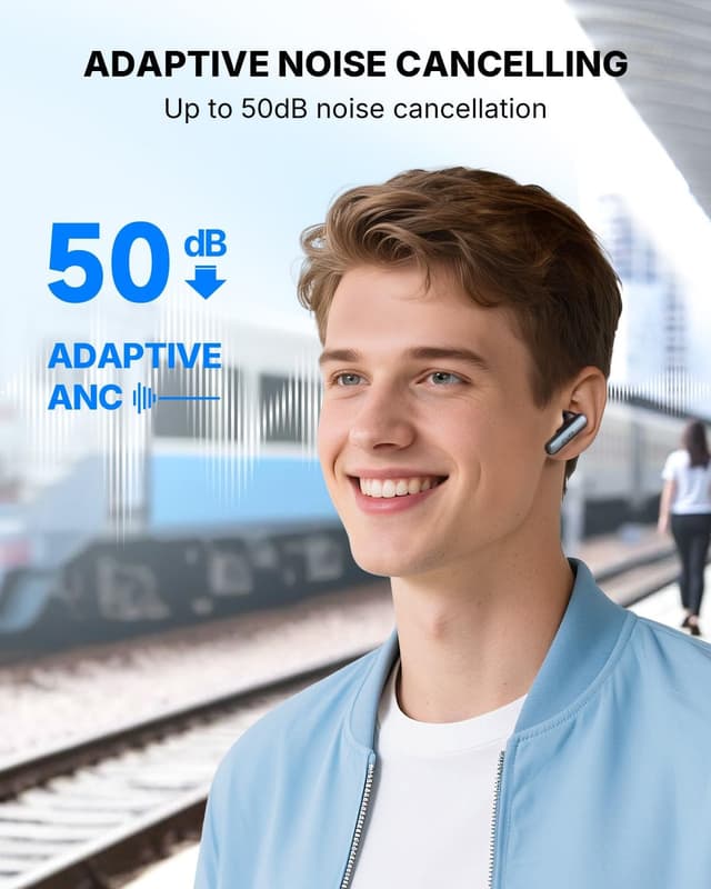 Detalle 2 de EarFun Air Pro 4i 40H wireless earbuds