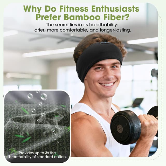 Detalle 2 de LC-dolida Sleep Headphones 15h battery