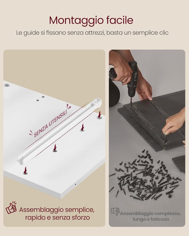 Thumbnail 4 de VASAGLE BBC775W03 mobile bagno 100 cm