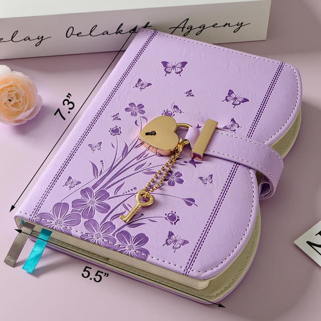 Detalle 2 de HwxBen Journal segreto B6 con lucchetto