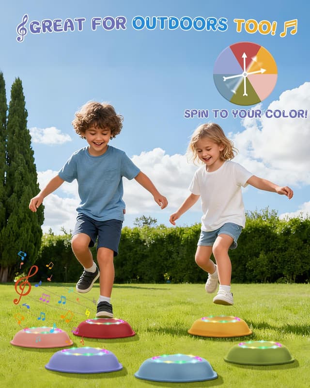 Thumbnail 4 de Ueuttiy Stepping Stones Balance Set