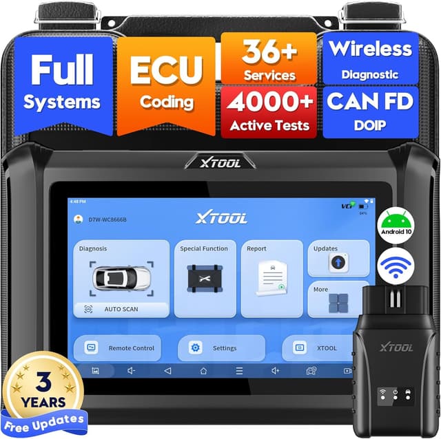 Detalle de XTOOL D7W 2026 OBD2 Scanner