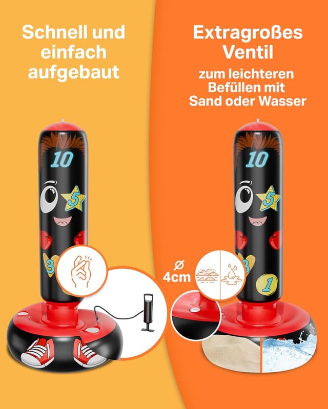 Detalle de Aventera Boxsack Kinder stehend 160 cm