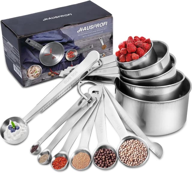 Imagen de HAUSPROFI Measuring Cups and Spoons Set 13-piece en OfertitasTOP