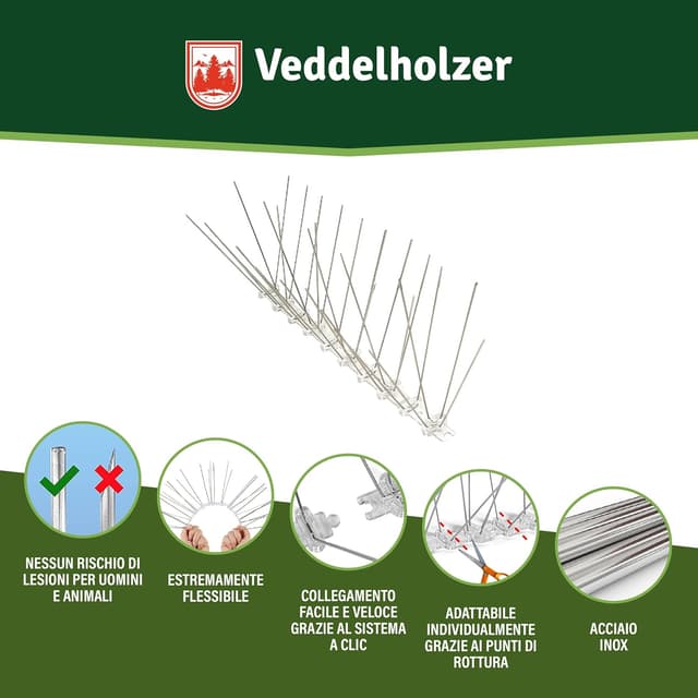 Thumbnail 1 de Veddelholzer 3 Metri dissuasore per piccioni 🐦