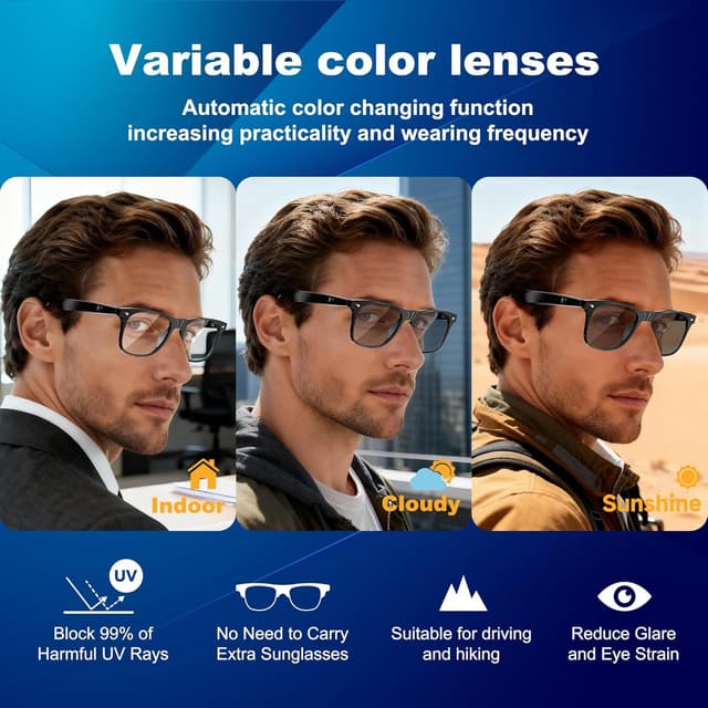 Detalle de ONKELYIM AI smart translation glasses