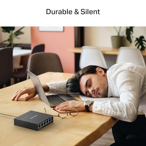 Thumbnail 6 de Mercusys MS105GS‑M2 Switch 5 puertos Multi‑Gigabit 2,5 Gbps 📡