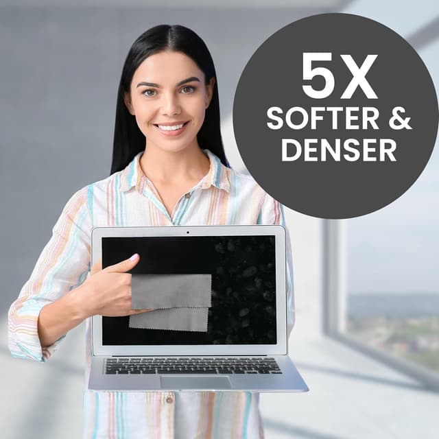 Thumbnail 6 de 60 Pack Japanese-Style Microfibre Glasses Cleaning Cloths (Streak & Scratch-Free) for Lenses, Screens and iPhone