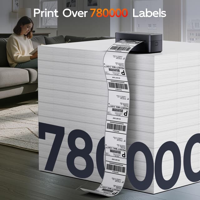 Thumbnail 6 de TATTMUSE 4x6 Thermal Label Printer 72ppm