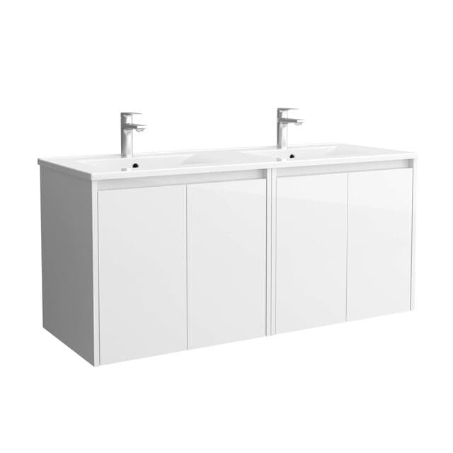 Imagen de Salgar Noja Mueble baño 4 puertas 1 lavabo porcelainado en OfertitasTOP