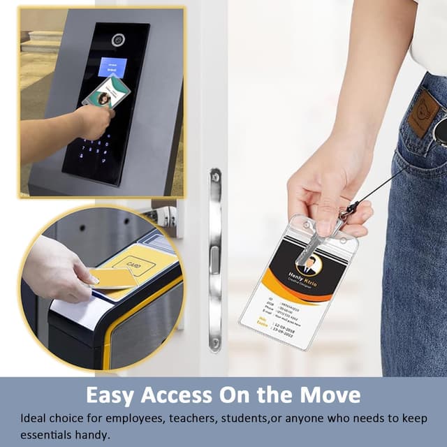 Detalle de Retractable ID Badge Holder Reel 24"