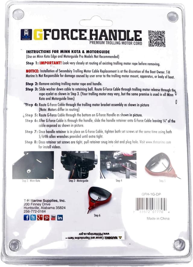 Thumbnail 5 de T-H Marine G-Force Handle trolling motor ⚓