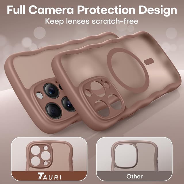 Thumbnail 6 de TAURI Magnetic iPhone 16 Pro Case, Translucent Matte