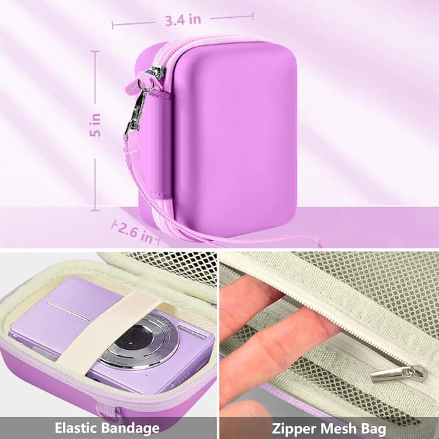 Detalle 2 de Leayjeen Digital Camera Case Purple