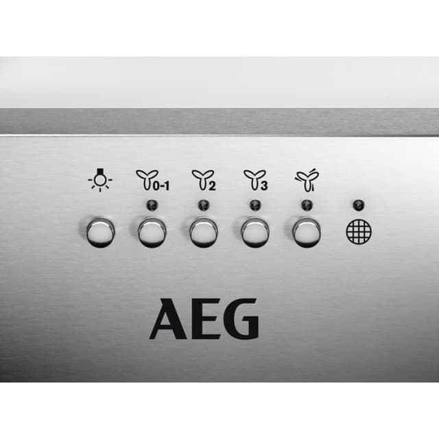 Detalle de AEG DGE5861HM Campana extractora integrable 80 cm A acero inoxidable