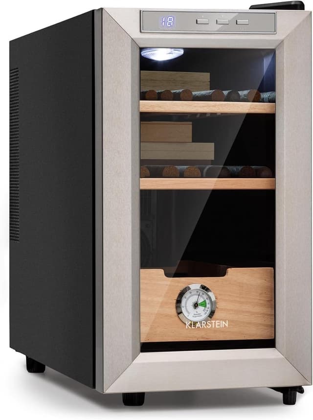 Detalle de Klarstein El Presidente cave à cigares 23 litres