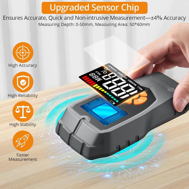 Thumbnail 1 de Neoteck Pinless Moisture Meter 50mm