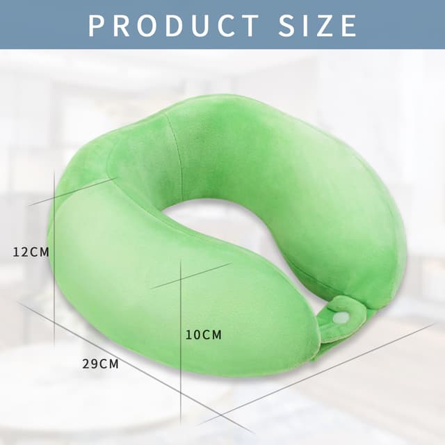 Detalle 1 de FEUFOAM neck travel pillow memory foam