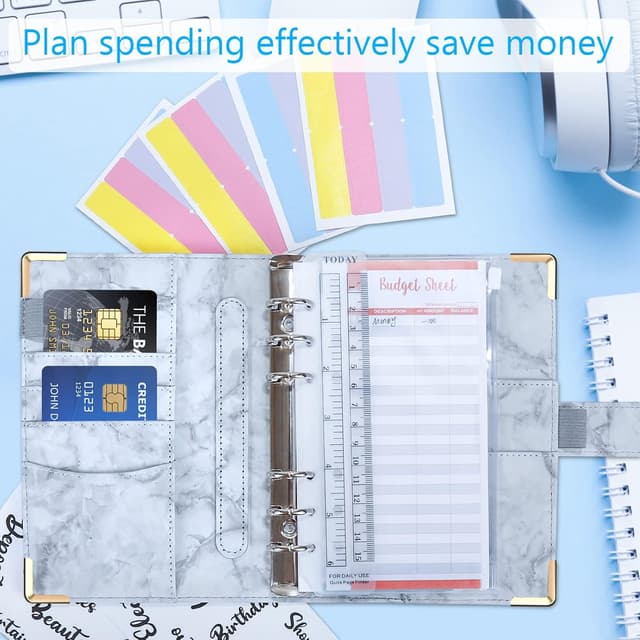 Thumbnail 6 de Raccoglitore ad anelli A6 30 pezzi con buste ed etichette 🗂