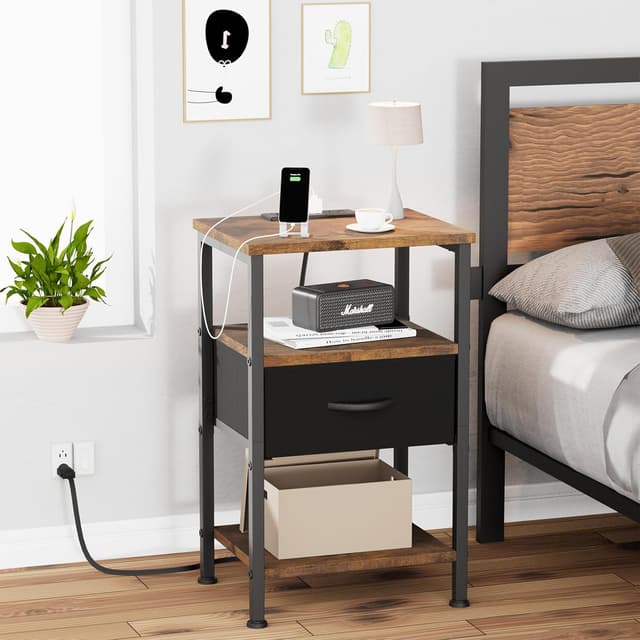 Thumbnail 1 de Fixwal Night Stand 23.8 in