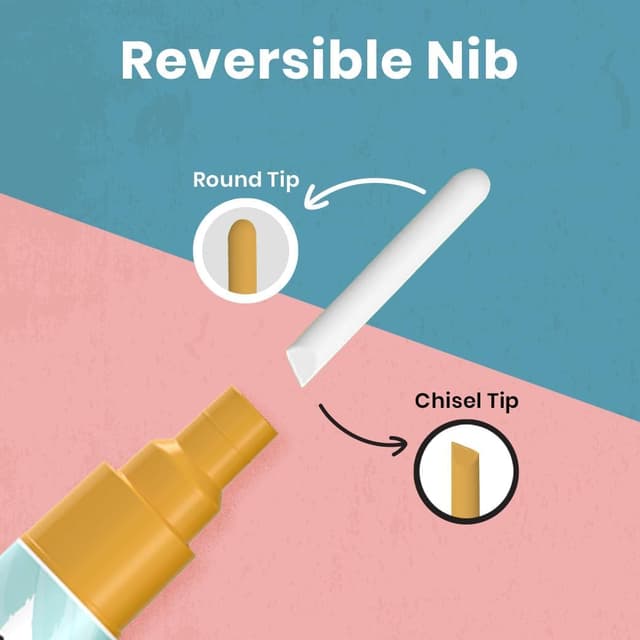 Thumbnail 2 de Chalkola Liquid Chalk Pens 10 Colours 🖍