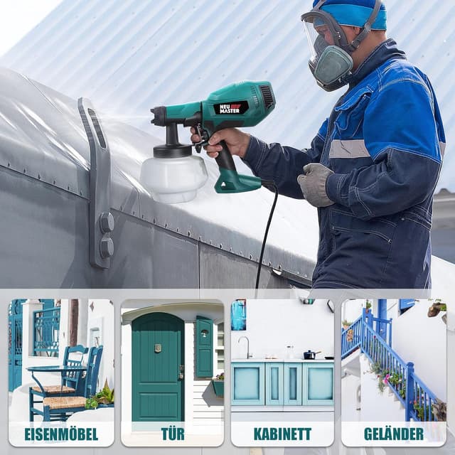 Detalle 2 de NEU MASTER Farbsprühsystem 1200 ml HVLP