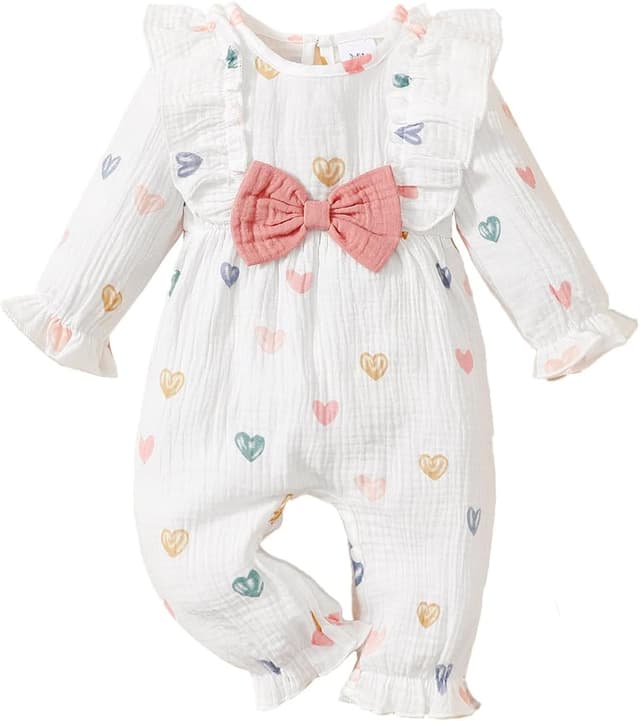 Imagen de UUAISSO Neugeborenes Mädchen Overall 0–18 Monate 👶 en OfertitasTOP