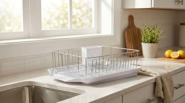 Detalle 2 de Farberware Classic Large Rust-Resistant Dishrack 🧽