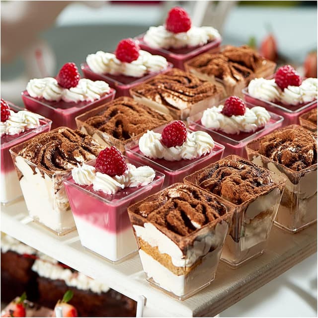 Thumbnail 6 de 5 oz plastic dessert cups, 50 pack