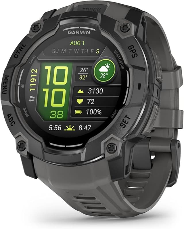 Detalle de Garmin Instinct 3 Reloj GPS AMOLED, Resistente y Deportivo 🕒